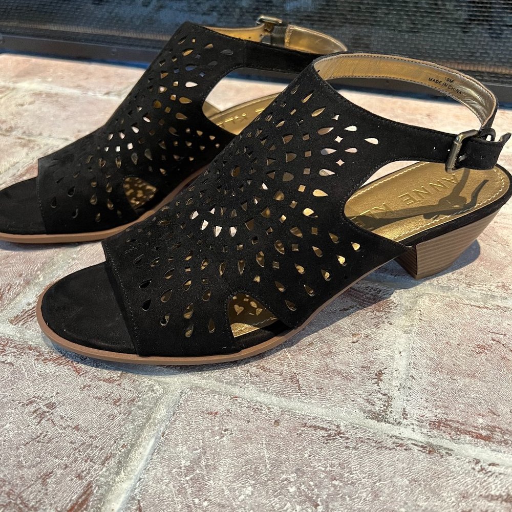 Anne Klein, Black, Size 10, Women's Shoes